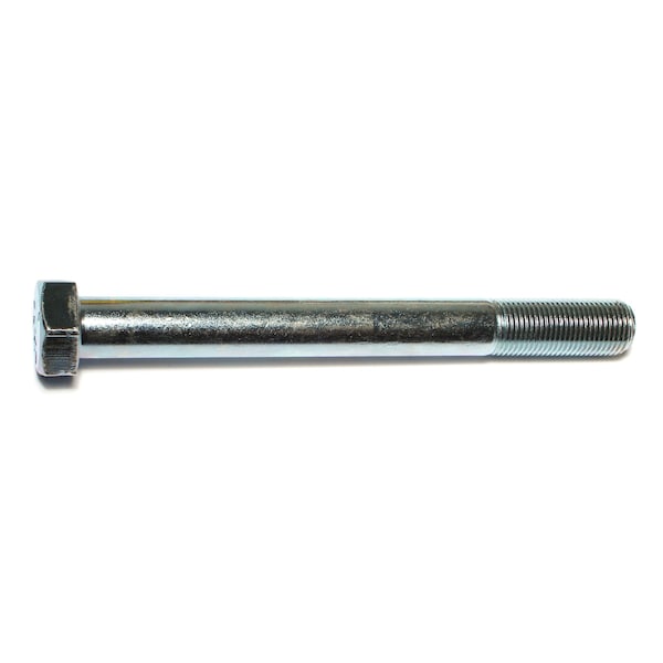 Midwest Fastener Grade 5, 5/8"-18 Hex Head Cap Screw, Zinc Plated Steel, 6 in L, 25 PK 00580 - main